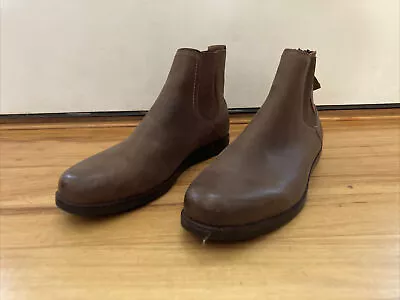 Tommy Bahama Rocker Canyon Brown Leather Chelsea Boots Pull On Mens Size 9.5 D • $38.95