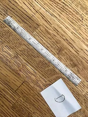 Vintage Lufkin Rule Co. 2103R.  6 In. Scale Ruler • $15