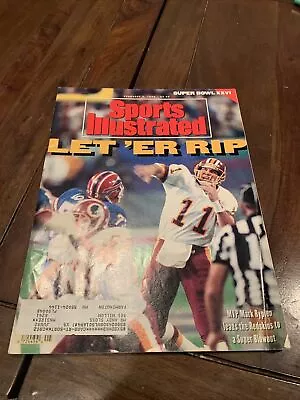 Sports Illustrated Magazine February 3 1992 Mark Rypien Washington Redskins SB • $10