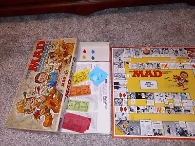 1979 Mad Magazine Board Game Complete W/box Alfred E Neuman Cards/money/tokens • $17.99