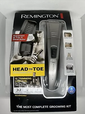 Remington Head To Toe Grooming Kit Nose Ear Body Hair Neck Rechargeable Trimmer • $25.59