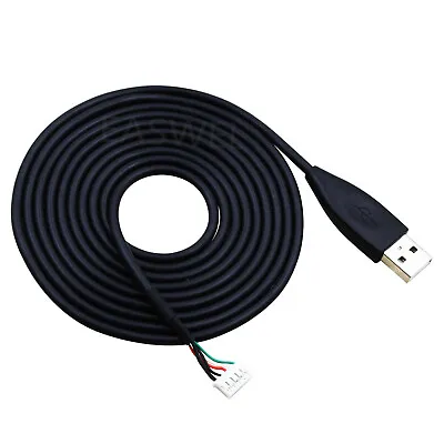 For Logitech MX518 Gaming Mouse Cable 2M USB Replacement Wire Line Cord Black • $5.53