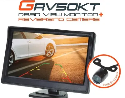 $69.84 • Buy GATOR GRV50KT 5  Dash Mount Display Wired Camera Kit - Reversing Camera