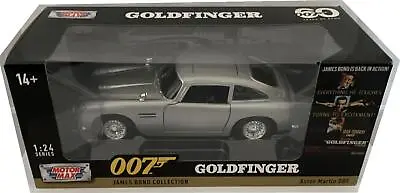 007’s Aston Martin DB5 In Silver From Goldfinger 1:24 Scale Model From Motorma • £46