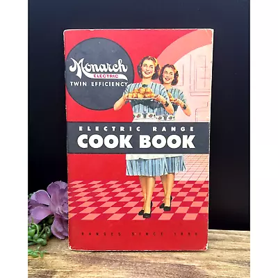 Vintage 40s 50s Monarch Electric Range Cook Book Instruction Manual Recipes • $12