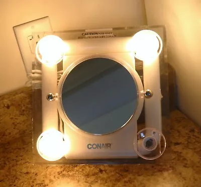 Vintage Clairol Lighted Makeup Closeup Mirror Tested Works Perfectly • $14.46