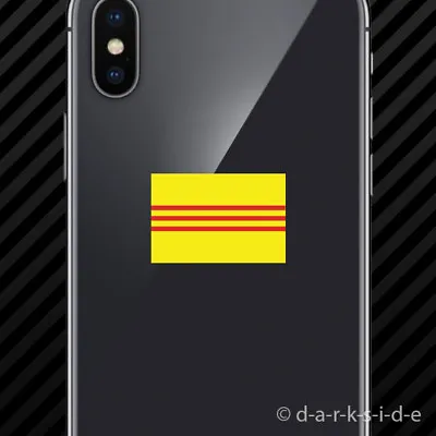 (2x) South Vietnam Flag Cell Phone Sticker Mobile Vietnamese • $3.99