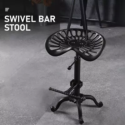 $165.30 • Buy Adjustable Tractor Seat Stool With Footrest Contemporary Home Living Farmhouse