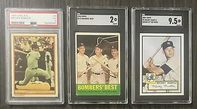 Mickey Mantle Older Graded Card Collection • $139