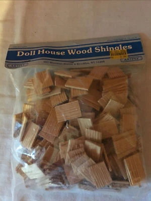 $16 • Buy Vintage Artply Doll House Wood Shingles 300 Pcs New In Package