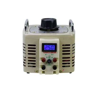 Single-Phase Voltage Regulator All Copper Manual Adjustab Transformer TDGC2-3KVA • $234.99