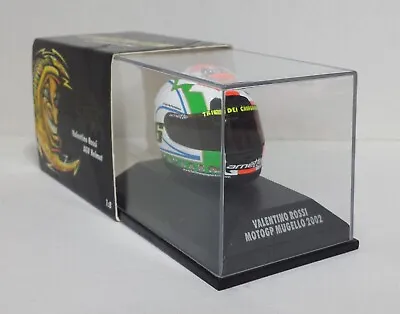 MINICHAMPS Valentino Rossi Model AGV Helmet 1:8 Moto Gp Mugello 2002 • £128.35