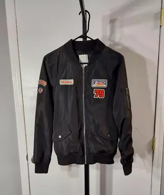 Men's Full Tilt Black Daytona Beach Moto Custom Garage Jacket Size M • $19.50