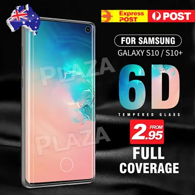 $5.95 • Buy Galaxy S10 S9 S8 Plus S10e Note 9 8 Tempered Glass Screen Protector For Samsung