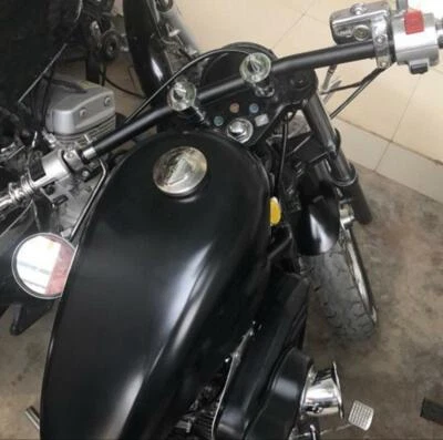 $55.99 • Buy Black Motorcycle 1  Drag Bar Handlebar For Harley XL Sportster V Rod Hugger 883