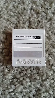 Nintendo GameCube Memory Card OEM 1019 DOL-020 Genuine Fully Tested Working  • $28.29