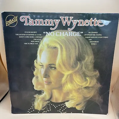 Tammy Wynette No Charge 1976 Vinyl ‎– Album TAMMY WYNETTE Record Country LP • £2.99