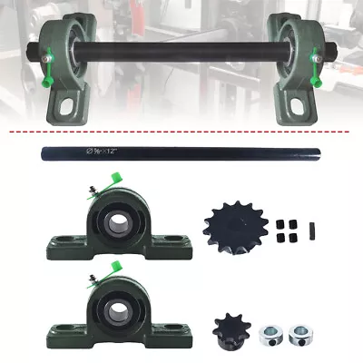 5/8  X 12  Complete Jackshaft Kit For 40/41/420 Chain Go Kart Mini Bike • $49.99