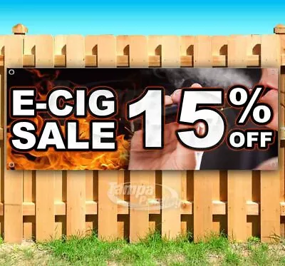 E-CIG SALE 15% OFF Advertising Vinyl Banner Flag Sign Many Sizes Available VAPE • $25.69