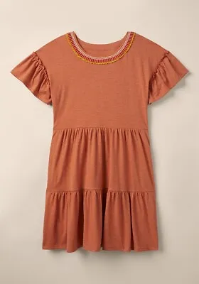 Matilda Jane Heart To Heart Homeroom Tiered Knit Dress Size M Medium NEW • $68.95