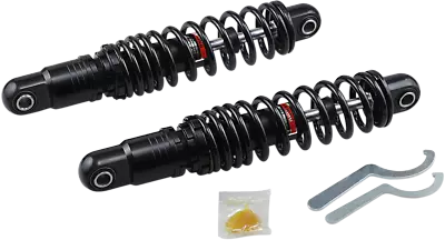 Drag Specialties Black 13  Heavy Duty Rear Shocks 86-20 Harley Touring FLHT • $387.95