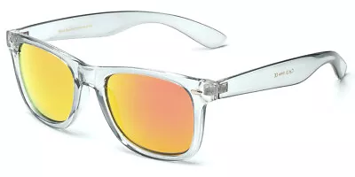 80's Retro Classic Sunglasses Men Women Translucent Glasses Mirror Lens • $8.99