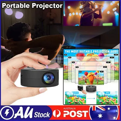 $49.89 • Buy Mini Projector LED 1080P HD Home Cinema Portable Office Theater Movie Projector