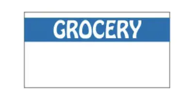 MONARCH 1110 GROCERY BLUE & WHITE PRICE GUN LABELS Free SHIPPING 1062 Labels • $9.99