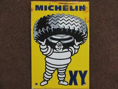 Porcelain Michelin Enamel Metal Sign Plate Size 6 X 4 Inches • $27.99