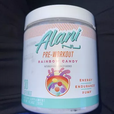 Alani Nu PRE-WORKOUT Energy Pump Endurance -  Rainbow Candy Exp 3/25 Skittles • $25