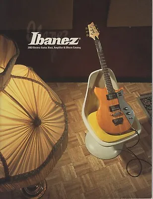 2003 Ibanez USA Guitar Bass Catalogue Vai Satch Munky Benson Metheny VG+ #C1129 • $24.97