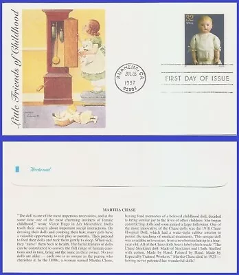 USA6 #3151d U/A FLEETWOOD FDC   Classic American Dolls Martha Chase • $2.25