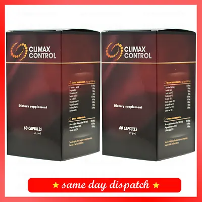 2x CLIMAXCONTROL Best Male Enhancement Herbal Formula Volume Pills • $157.66