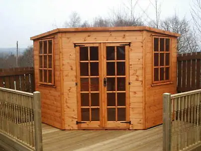 £1992 • Buy Georgian Corner Summerhouse Very Popular Various Sizes Available 