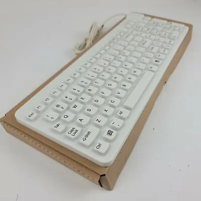 Man And Machine Really Cool Keyboard Waterproof Washable USB Medical MMI -TESTED • $28.59