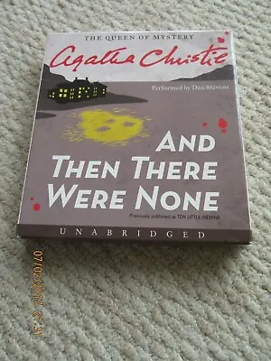 £14.99 • Buy And Then There Were None - Agatha Christie Audio Cd