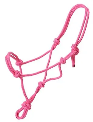 Halter - Tough-1 Miniature Poly Rope Tied (Pink - Large) • $8.95