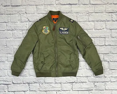 $49.99 • Buy KIDS Polo Ralph Lauren Aviation Jacket Military Bomber Jacket Coat KIDS