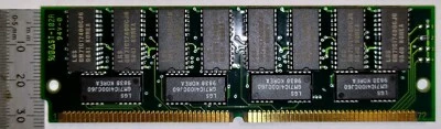 GOLDSTAR LGS GMM7368100CSG6 32MB 72PIN (8Mx36) 60NS EDO Memory - 'gold' Contacts • £20