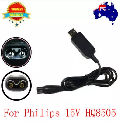 USB Charger Adapter For Philips 15V Power Electric Shaver QP6510 HQ8505 HQ7320 • $8.99