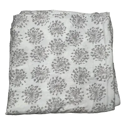 Restoration Hardware Baby & Child Floral /Snowflake Duvet Cover Full/Queen White • $77.54