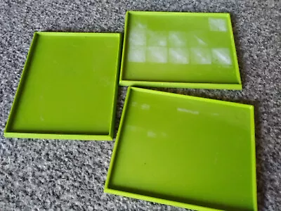 Warhammer Fantasy- 3x Games Workshop Movement Tray. Lime Green. OOP Old World • $6.31