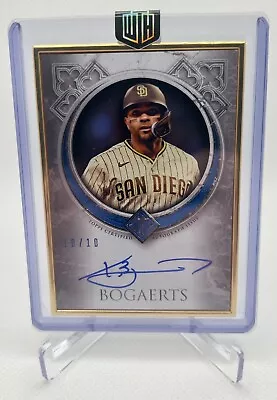 2023 Topps Transcendent Xander Bogaerts Gold Framed BLUE Auto #10/10 Padres Sox • $19.99