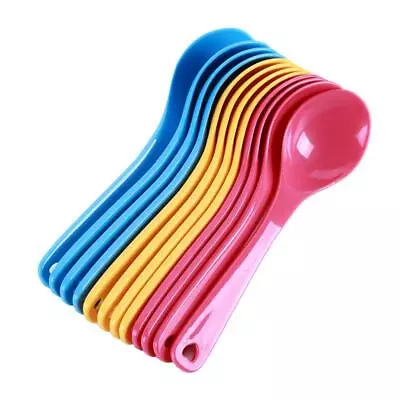 Children Feeding Food Plastic Spoons Kids Baby Spoon Baby Toddler Spoon New FB • £4.55