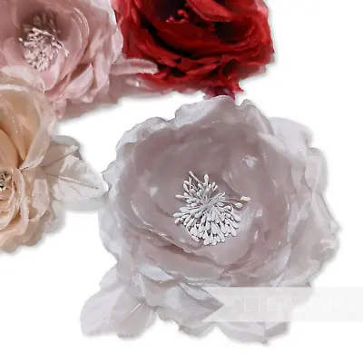 'Chloe' Silk 11cm Rose Millinery Flower For Hat Making And Fascinators • £6