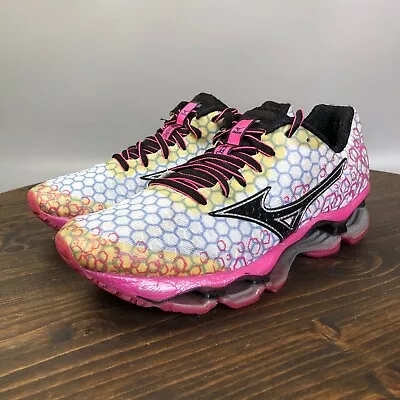 Mizuno Wave Prophecy 3 Womens Size 7 Pink Athletic Running Shoes Sneakers • $59.99