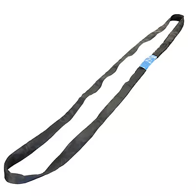 2000kgs BLACK ROUNDSLINGS 2.25 Metre Ewl (4.5 Metre Circ) Theatre Lifting Strops • £12