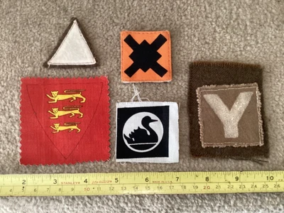 £5.50 • Buy WW2 British Army Insignia. Five Items Repro. FREE POSTAGE
