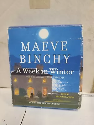 A Week In Winter By Maeve Binchy (2013 Compact Disc Unabridged Edition) 9 CD’S • $7.50