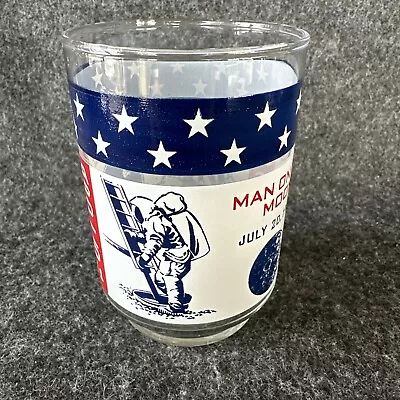 Vintage NASA Apollo 11 Man On The Moon By Libbey Glass - July 20 1969 • $8